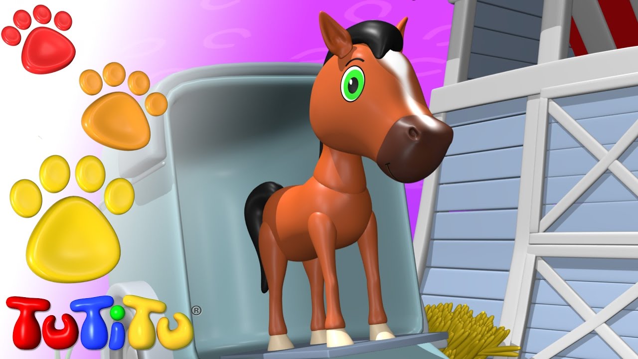 TuTiTu Animals 🌻 Horse 🌼Educational Animal Toy Building for Toddlers