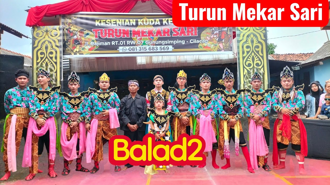 Turun Mekar Sari🌹balad2 pentas jl.dr sutomo Cilacap