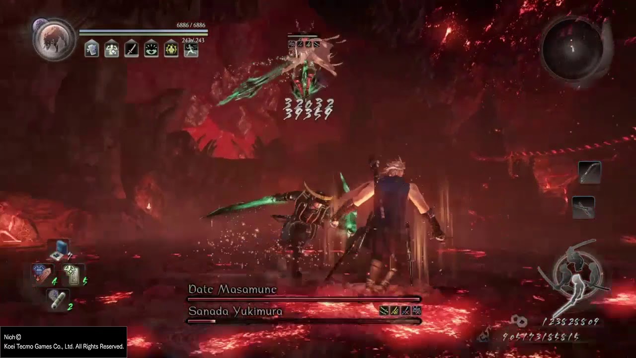 Nioh - Abyss Floor 999 | Dual Swords + Sword | Solo | No Damage | No LW | No GS Talisman