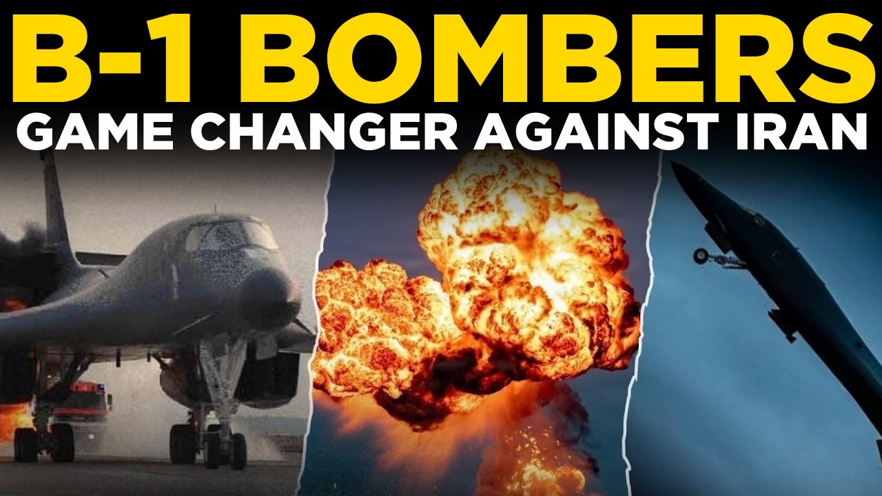 US-Iran War LIVE: Why Trump's B-1 Bombers Could Be a Game Changer Against Iran | World News LIVE
