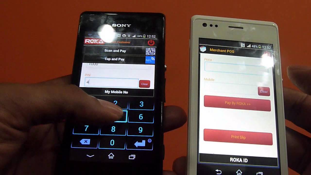 ROKA ALTERNATIVE MOBILE PAYMENT SYSTEM- NFC 2 NFC