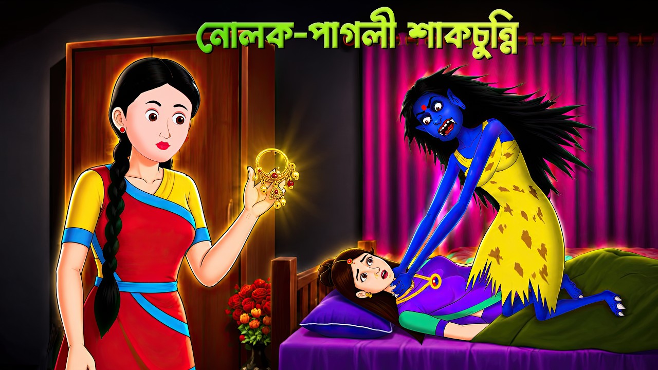 নোলক-পাগলী শাকচুন্নি | Shakchunni Golpo | Bengali Horror Stories | Rupkothar Golpo | Story Bird