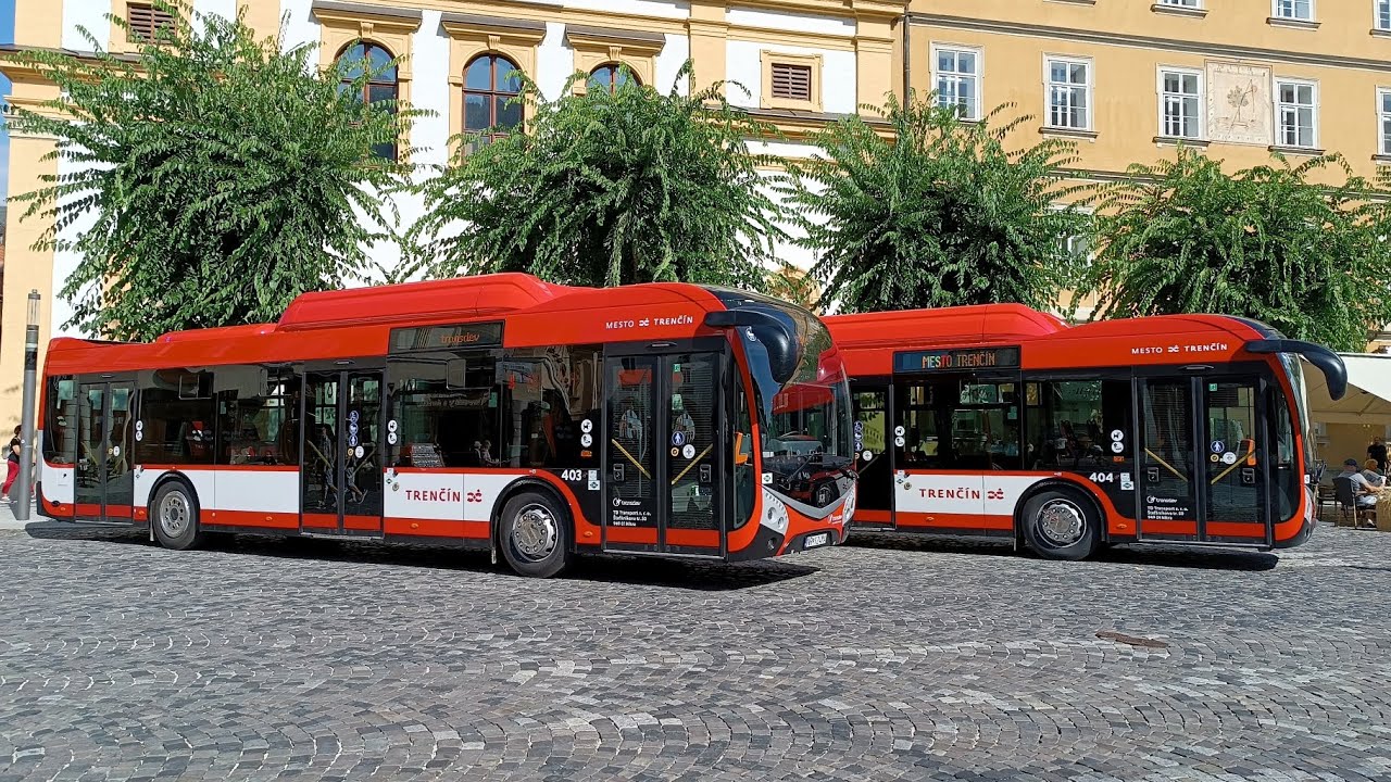 Predstavenie nových autobusov typu SOR NSG 12 v Trenčíne
