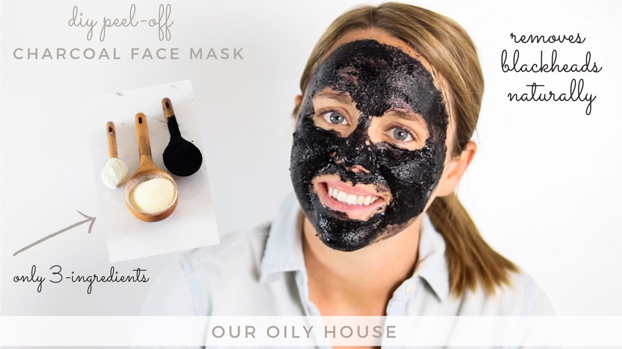 DIY Charcoal Peel-Off Mask to Remove Blackheads