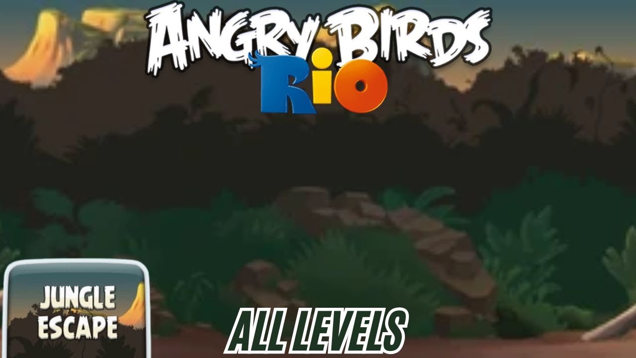 Angry Birds Rio Jungle Escape All Levels