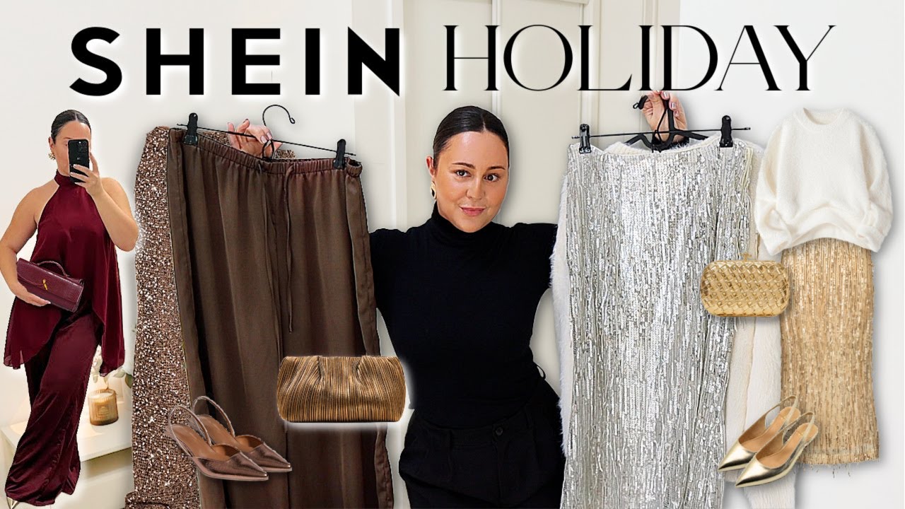 SHEIN HOLIDAY CLOTHING HAUL 2025! - Trendy Affordable Holiday Outfits & New Years Looks!