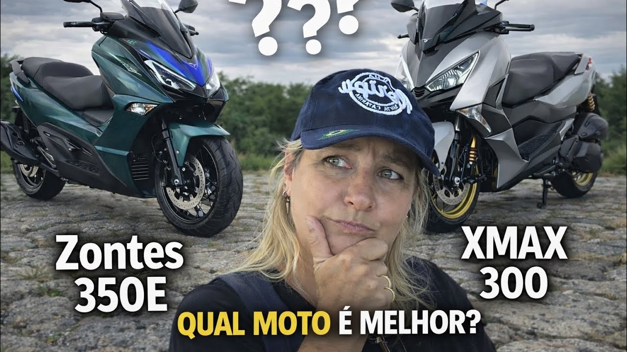 Teste na estrada: Zontes 350E e XMAX 300 lado a lado