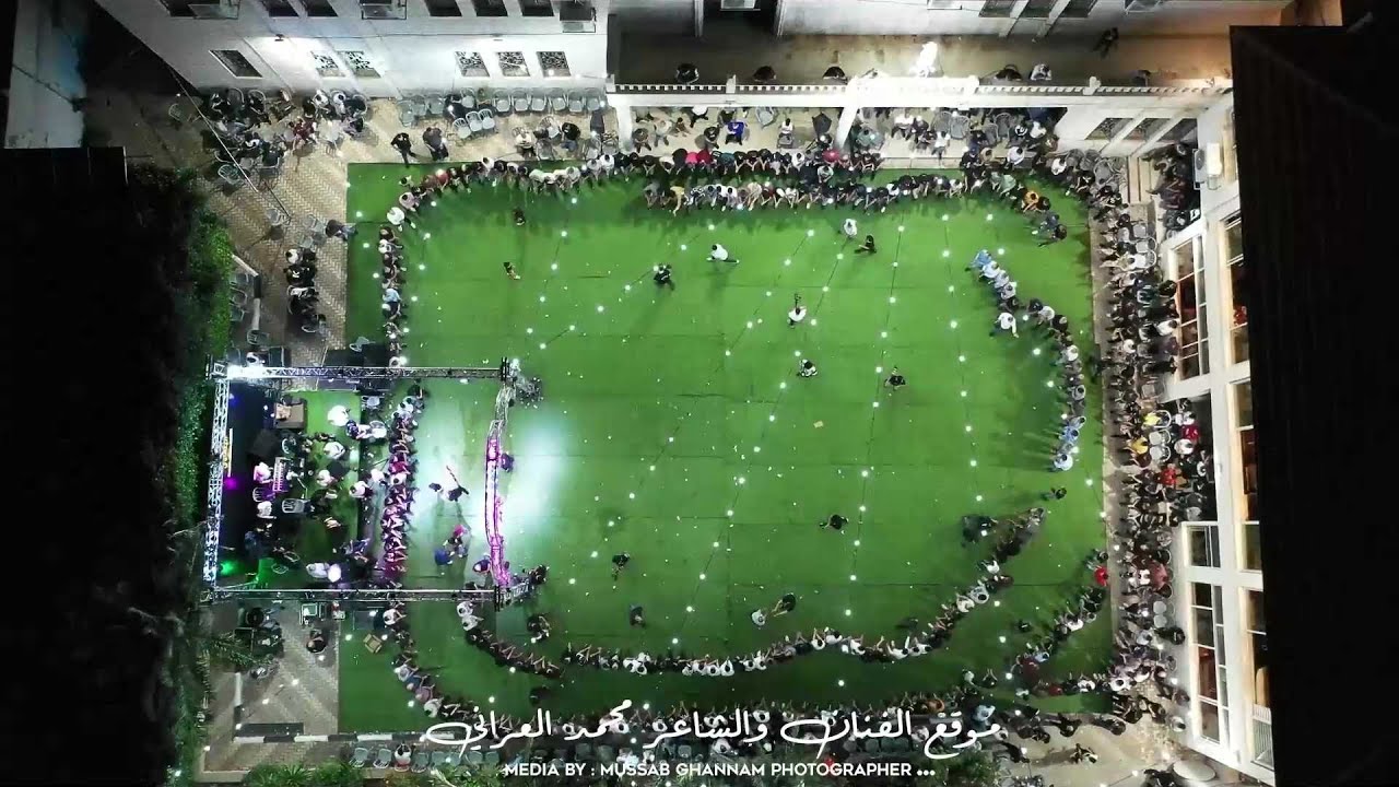 شاهد : الفنان محمد العراني يقود اضخم مهرجان في بلعا للعريس عبد الرحمن شحرور 😨💛💥