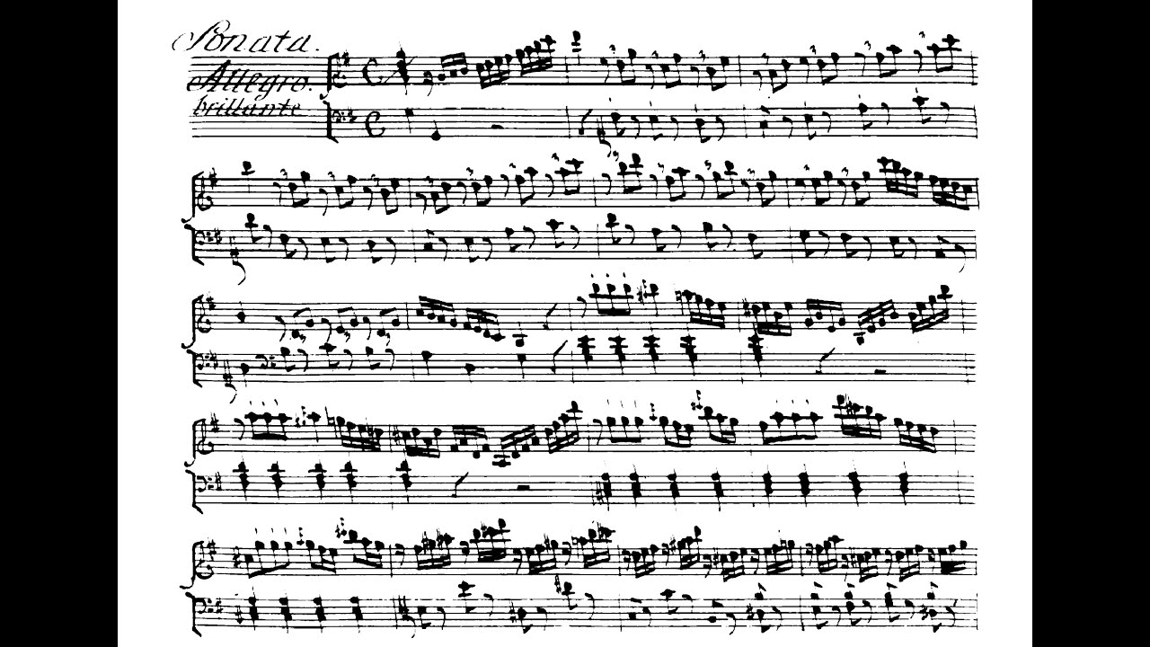 Marianna Martines - Harpsichord Sonata in G major