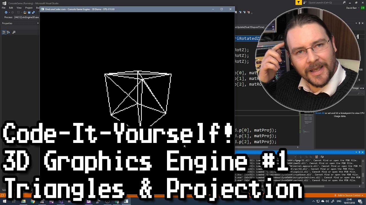 Code-It-Yourself! 3D Graphics Engine, часть №1 — Треугольники и проекции