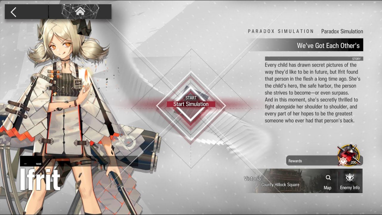Arknights Paradox Simulation Ifrit Guide