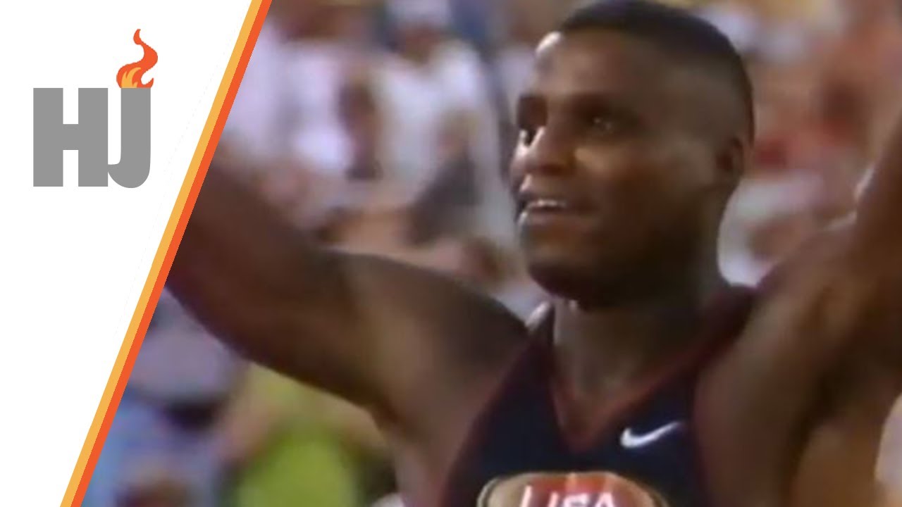 1996 Atlanta - longueur : 9e médaille d'or de Carl LEWIS, Emmanuel BANGUÉ 4e