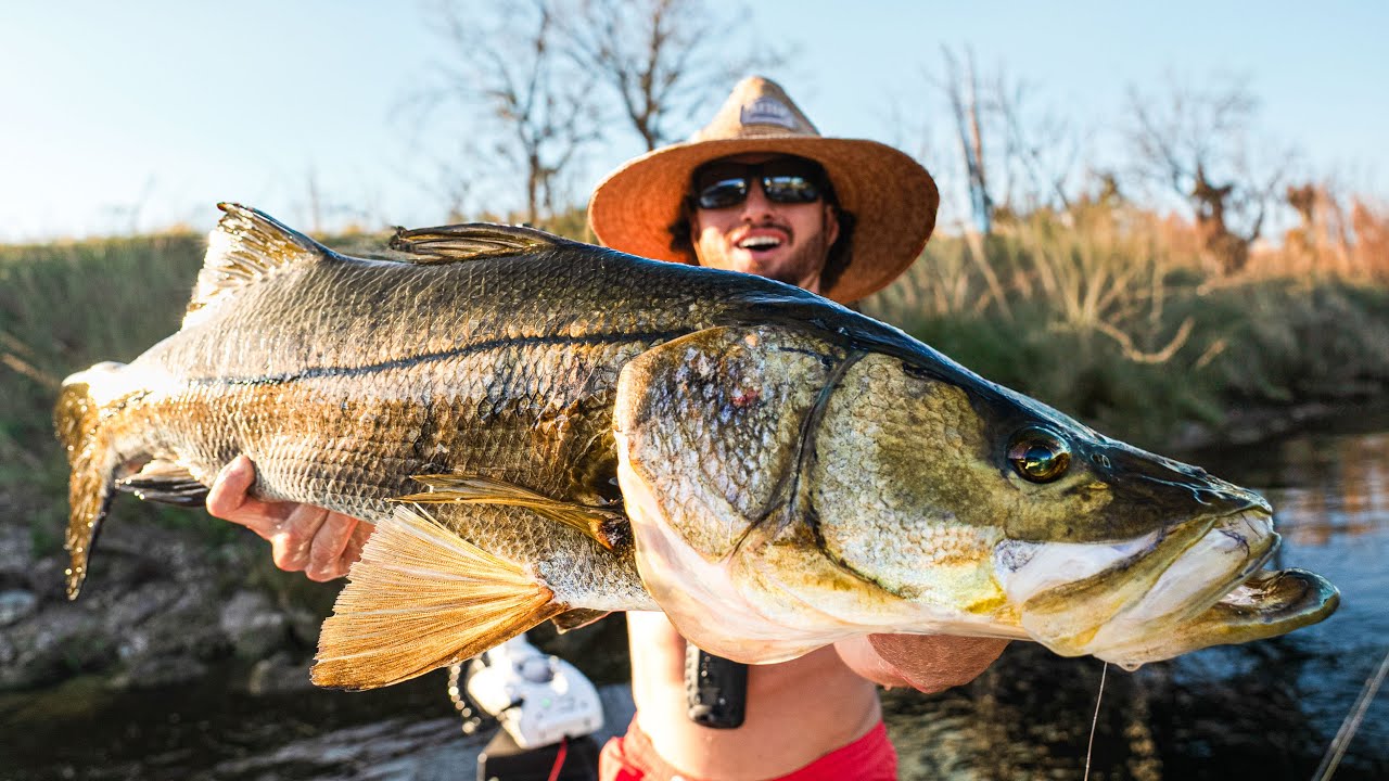 GIANT Freshwater Snook Redemption!!! {Florida Canal Fishing}