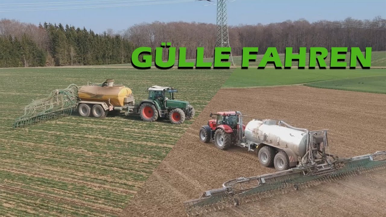 Gülle Fahren | Fendt 515C | Case Puma 180 | Fliegl Skate 210| Zunhammer | 2019 | FHD