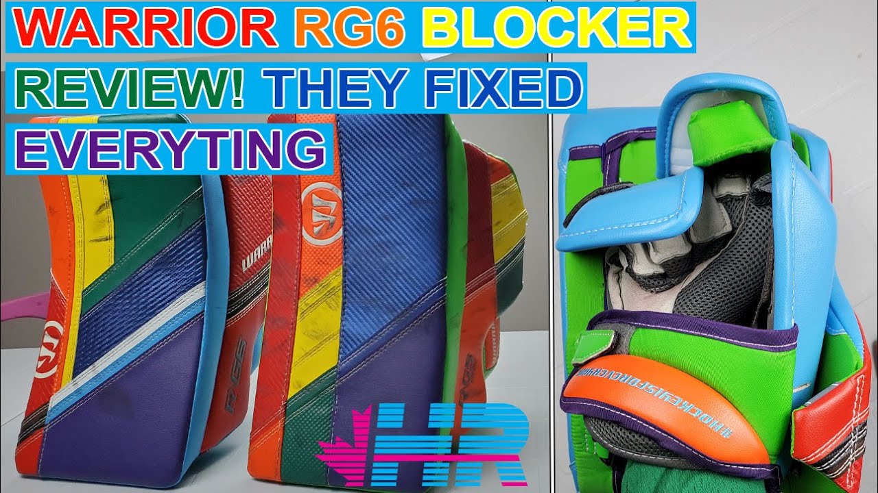 They fixed everything! Warrior Ritual G6 (G6.1) goalie blocker review & G5 comparison