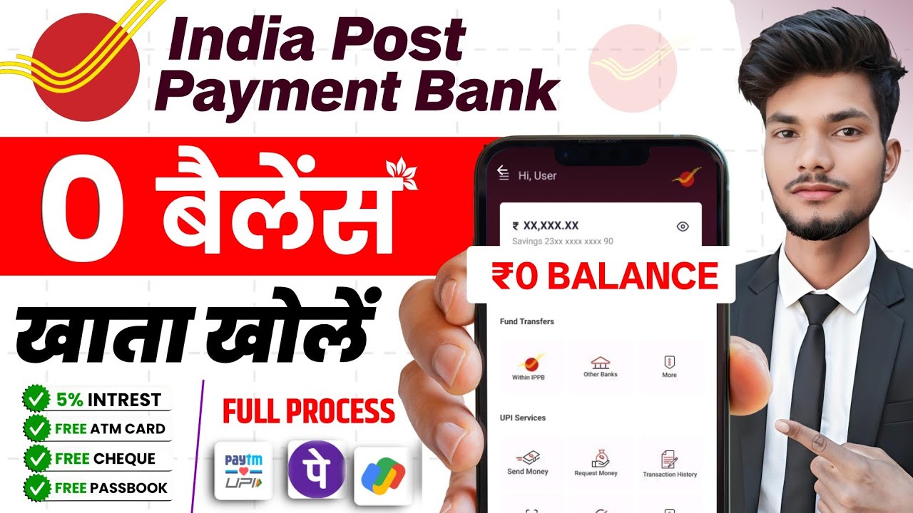 IPPB Account Opening 2026 - India Post Payment Bank Account Opening Online 2026