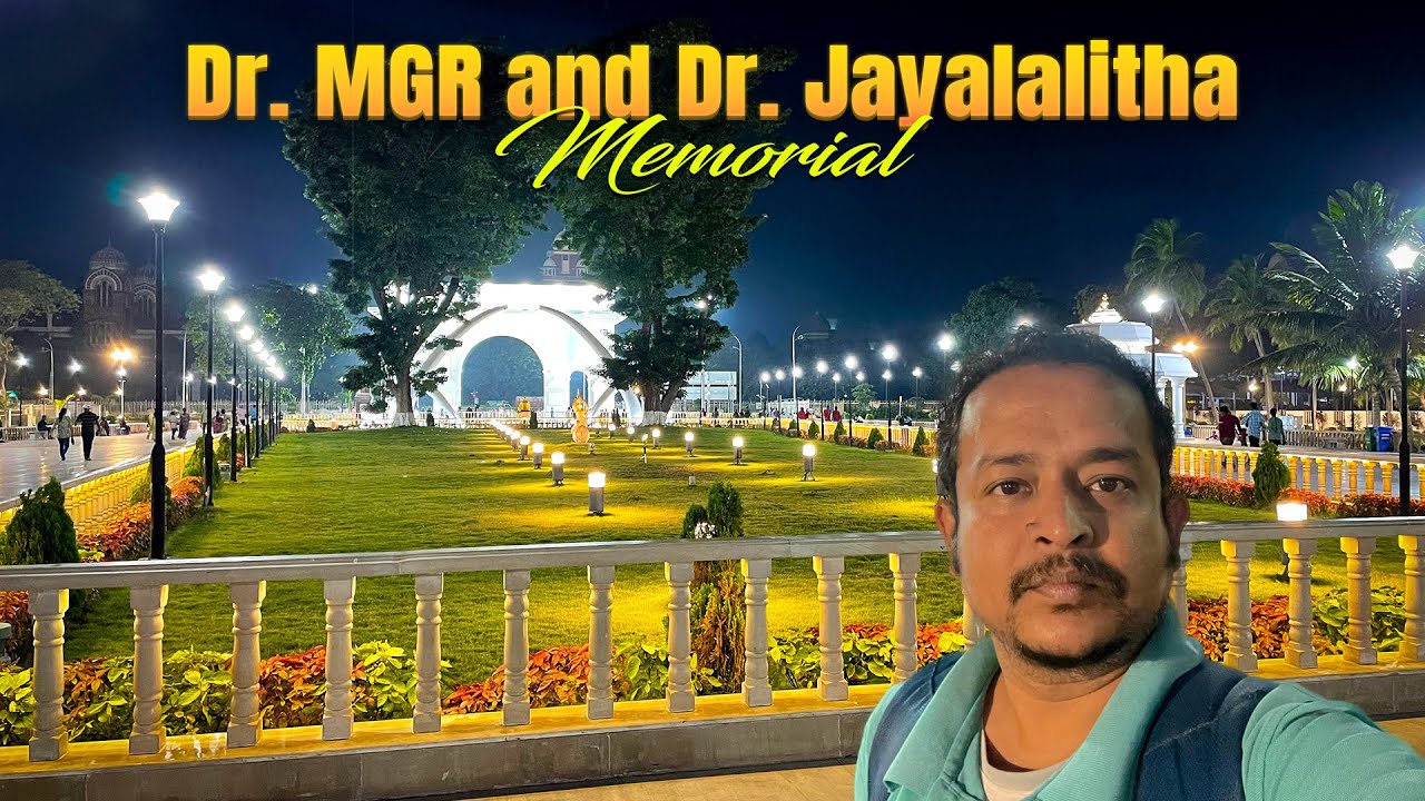 MGR samadhi | Jayalalitha samadhi Chennai | MGR Jayalalitha memorial marina beach Chennai