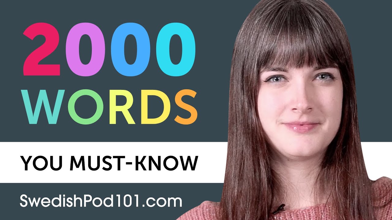 2000 Words Every Swedish Beginner Must Know