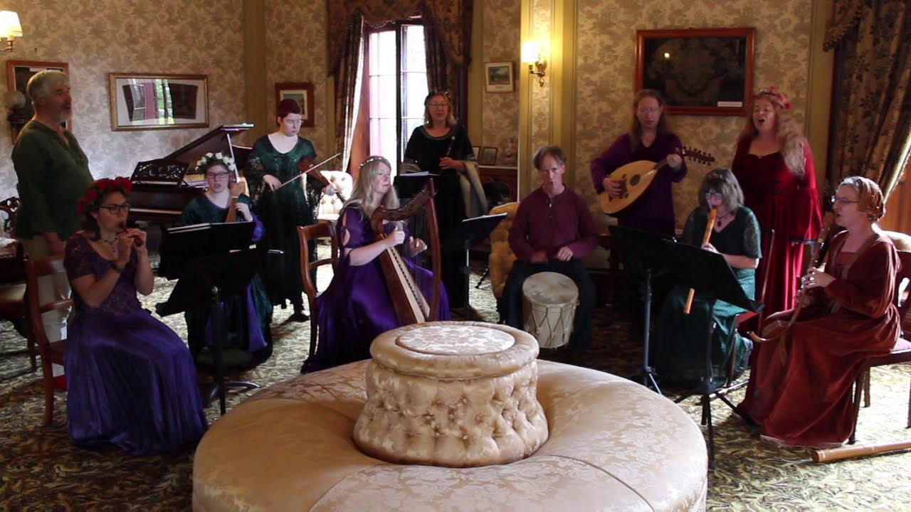 Lyrebyrd Consort: Medieval music - Mirie it is, Anon English c1225 at Cummins House, SA