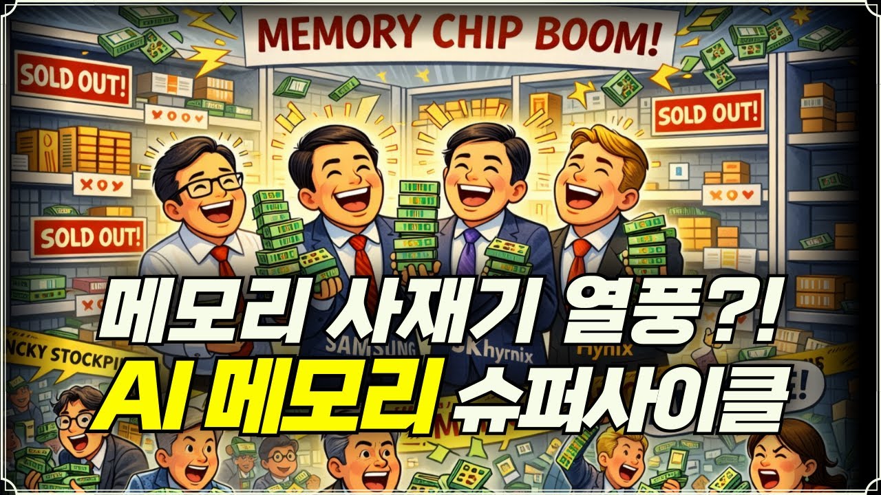 메모리 사재기 열풍, AI 메모리 슈퍼사이클 (f. 안동후 이사)