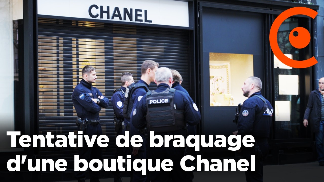 CHANEL : tentative de braquage en plein jour d'une boutique avenue Montaigne à Paris près des Champs