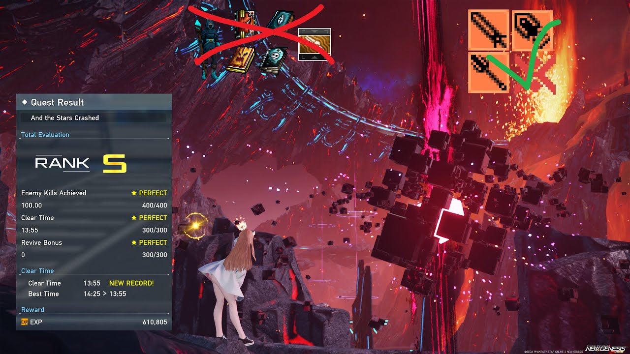 [PSO2:NGS] ...And the Stars Crashed | MDFV Hu/Sl Solo | 13:55