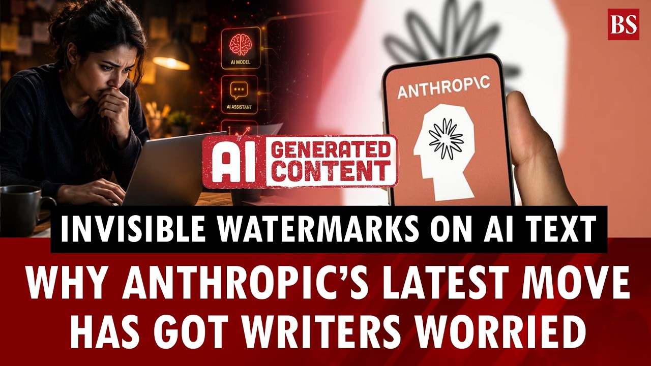 Invisible watermarks on AI text: Why Anthropic&rsquo;s latest move has got writers worried | AI generated