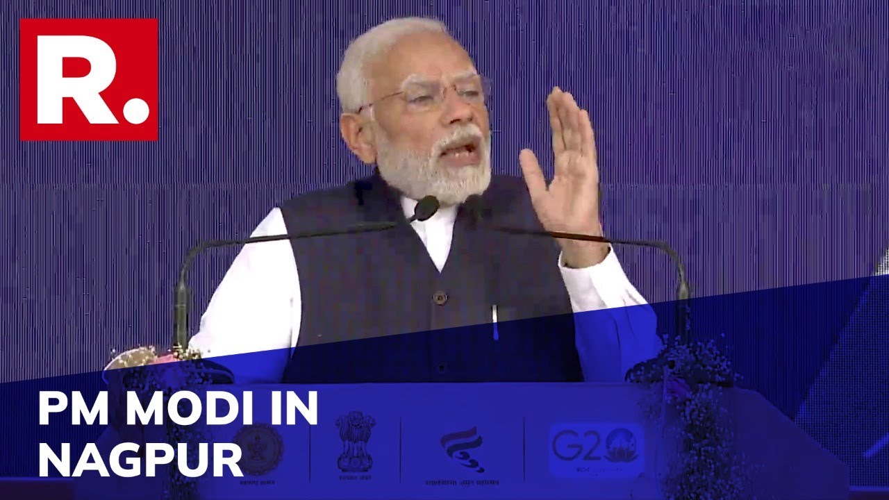 PM Modi Full Speech In Nagpur | PM Inaugurates Mega Projects In Maharashtra