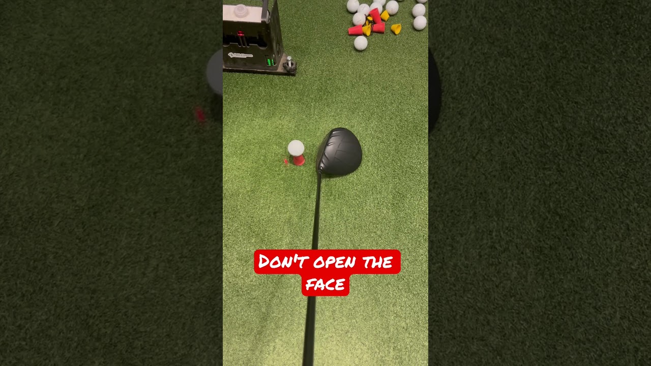 How to driver (SHOULD LOOK) at address do this for more consistency #golf #golftips #shorts #golfer