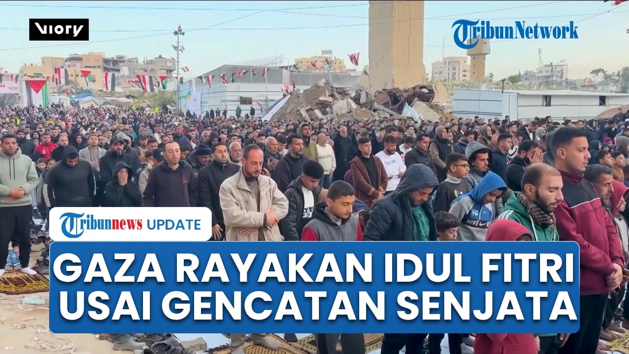 Momen Idul Fitri 1447 H di Gaza: Warga Palestina Rayakan Hari Kemenangan di Zona Perang