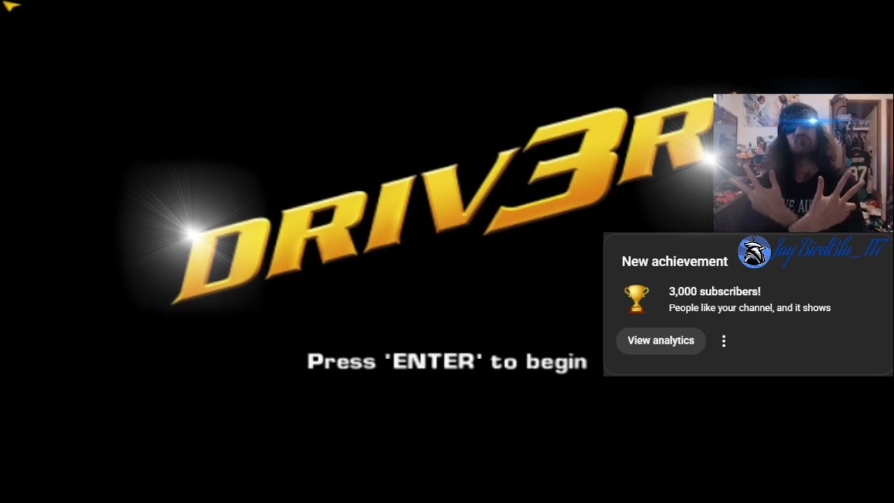 || DRIV3R [PC] Gameplay || NEW MILESTONE: 3,000 SUBSCRIBERS [FaceCam] ||