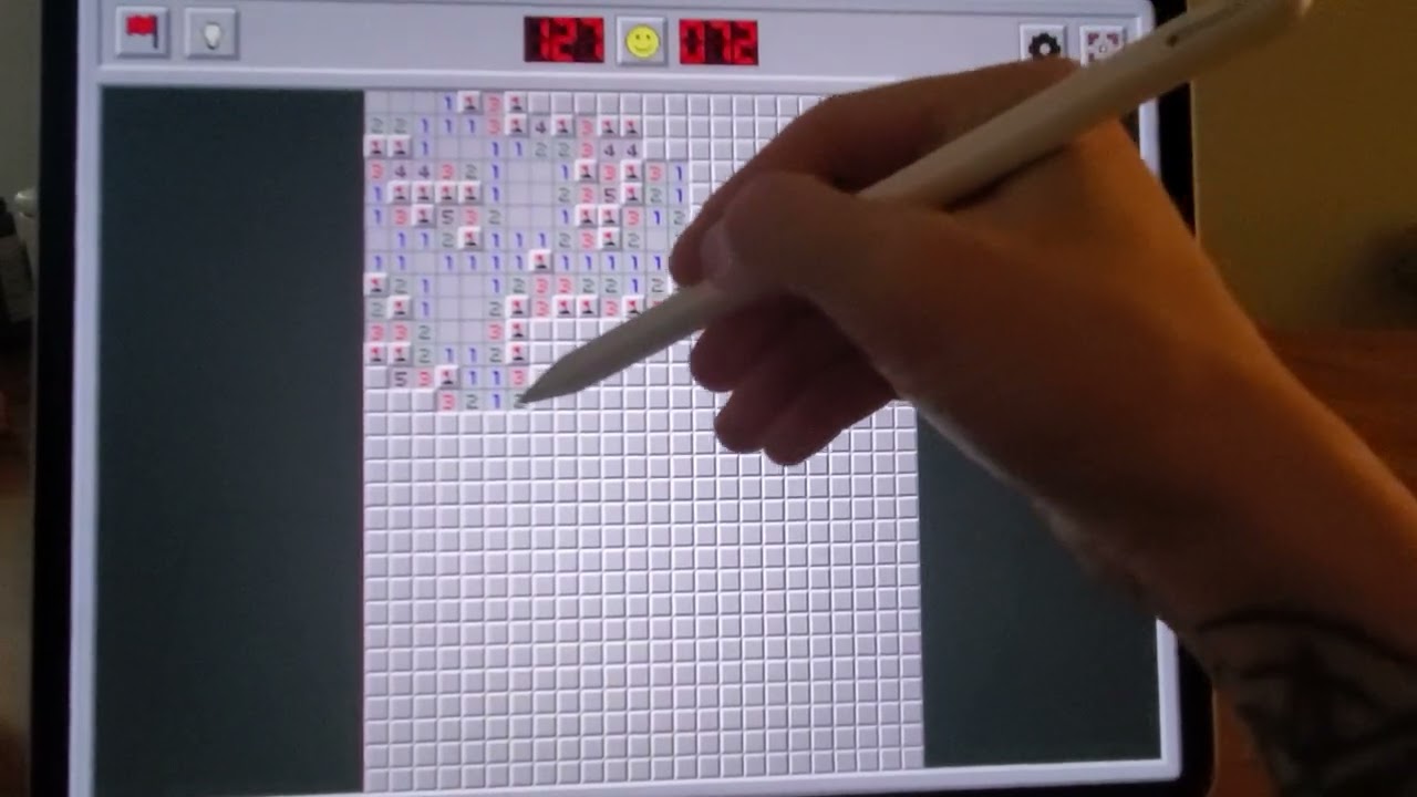 Solving a giant minesweeper part 1 asmr
