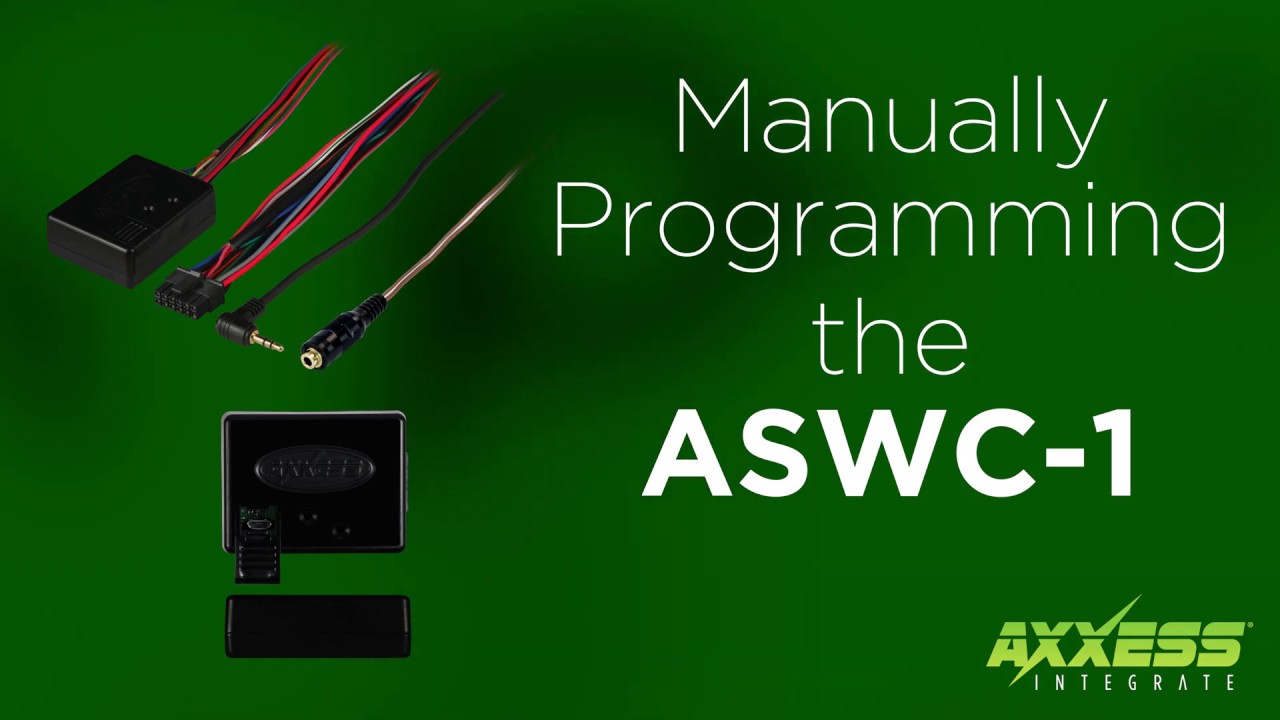 Технический совет Axxess ASWC-1: как программировать вручную