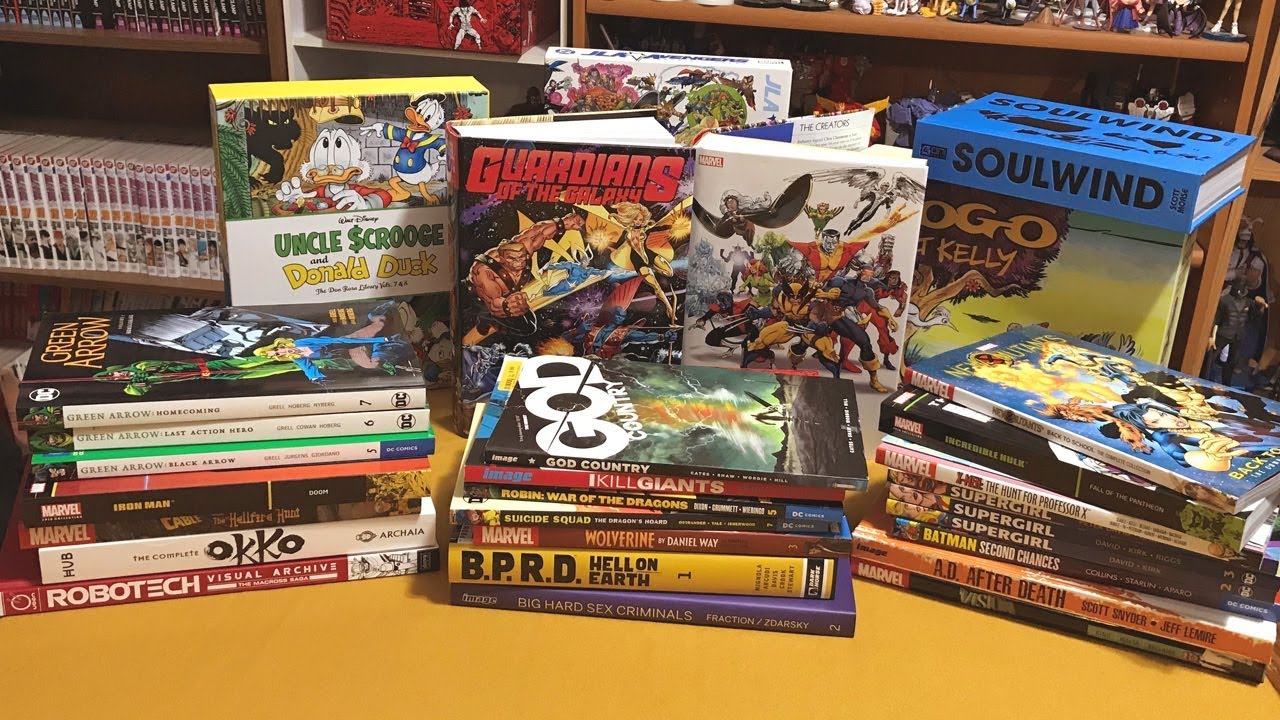 Graphic Novel, Omnibus, Hard Covers, TPBs and Comic Book Haul January 2018