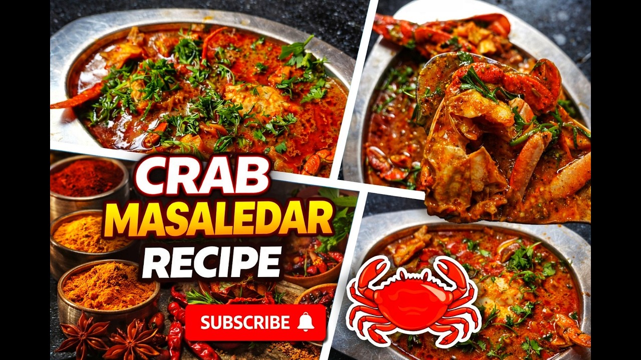 Spicy Crab Masaledar, Perfect weekend treat! 🦀 Ghar pe restaurant jaisa taste 😍 #Seafood #CrabLovers
