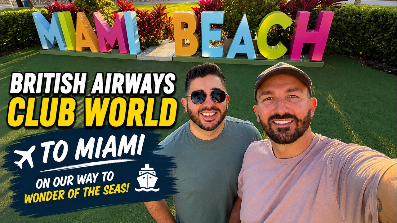 День путешествия на лайнере Royal Caribbean Wonder of the Seas | Бизнес-класс British Airways (ст...