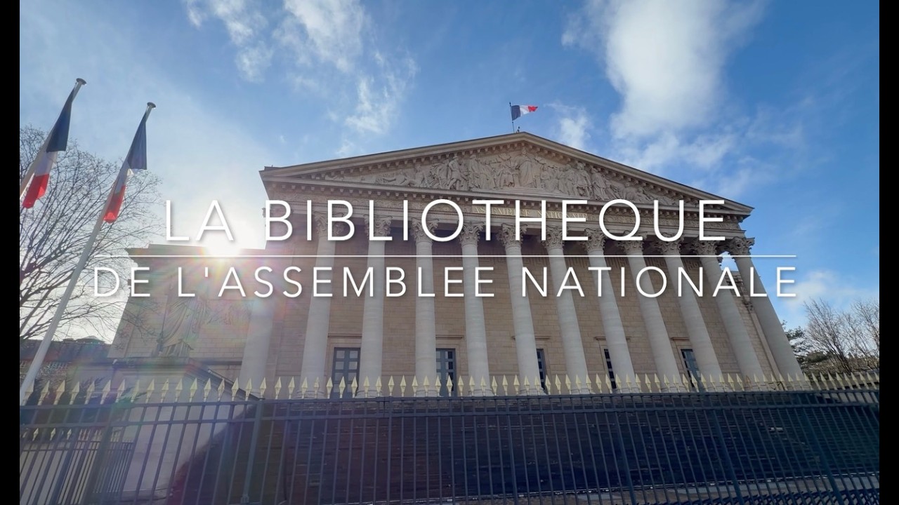 Postcard from Paris - Bibliothèque - Assemblée Nationale's Library.