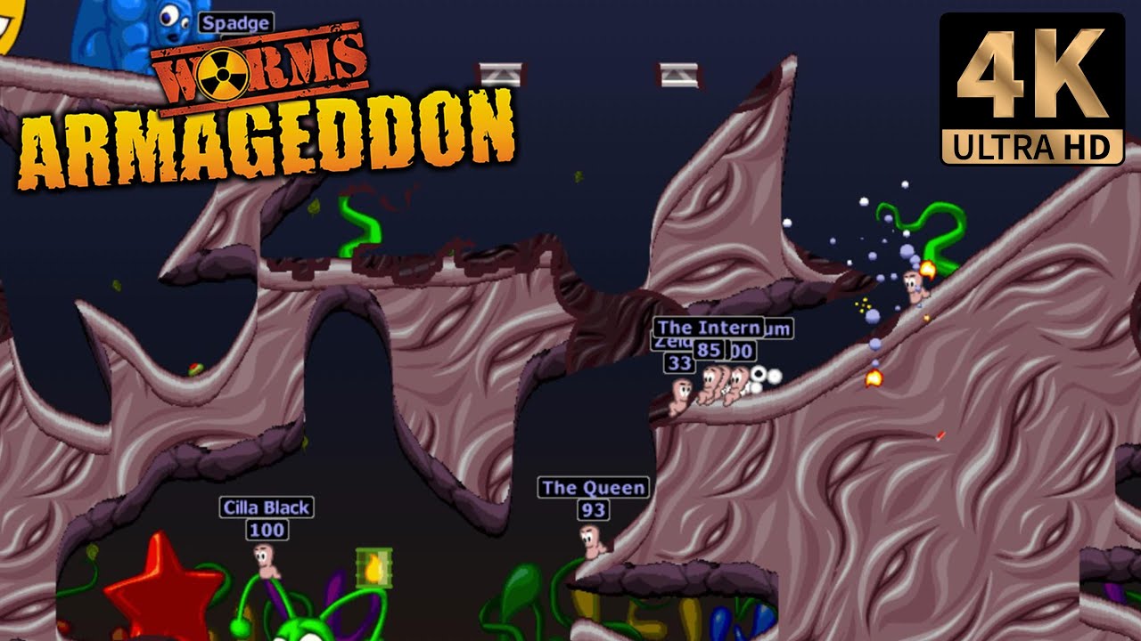 Worms Armageddon | Deathmatch 21 - Elite (Final) | PC 4K