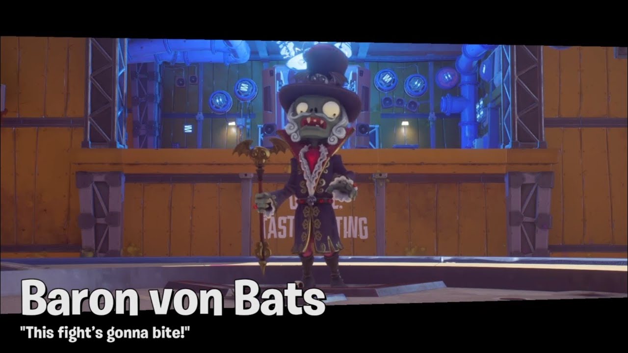 PvZ Battle for Neighborville- Elite Baron Von Bats Boss Fight (Garden Ops)