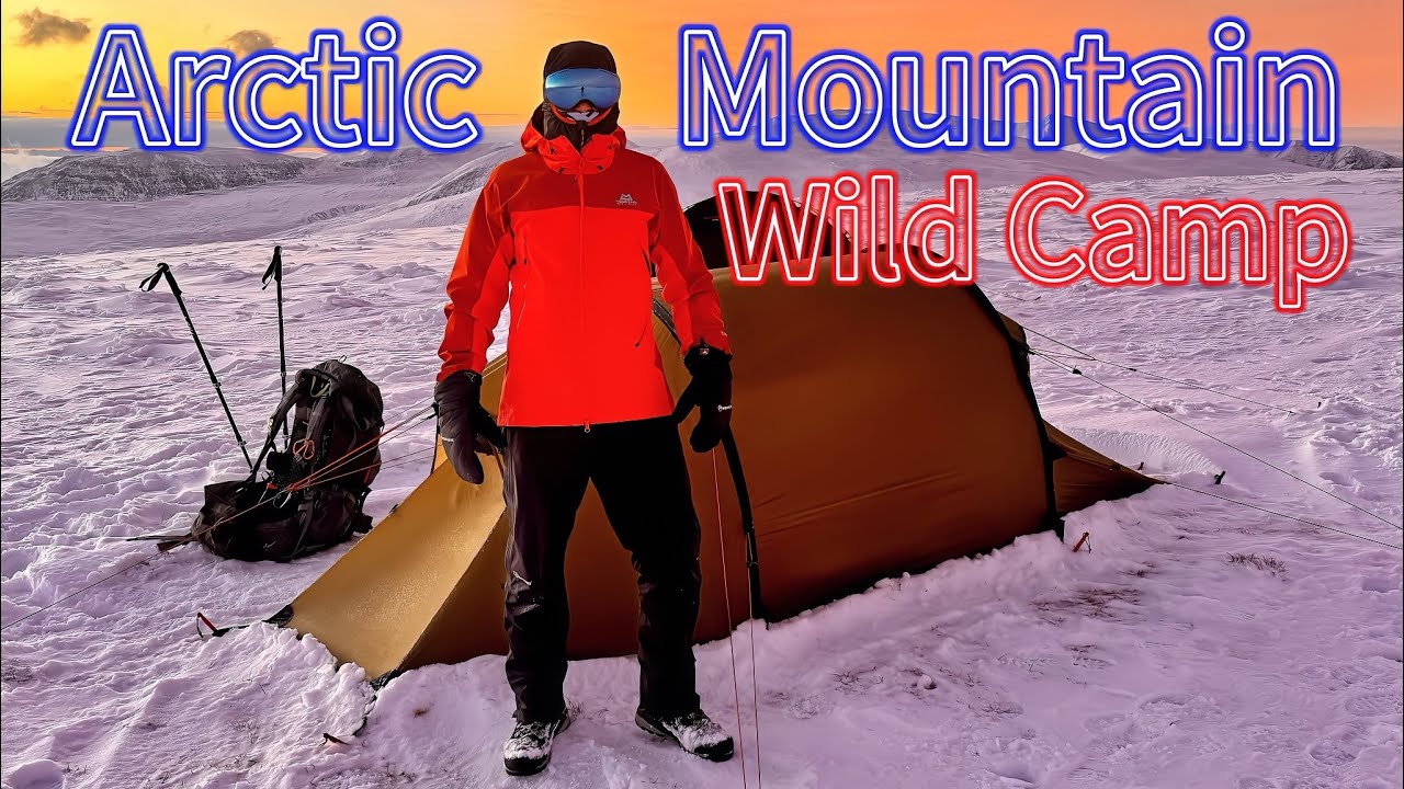 DEEP SNOW Covered Winter Mountain Wild Camp on Stybarrow Dodd ⛄️🥶 Hilleberg Nammatj 2