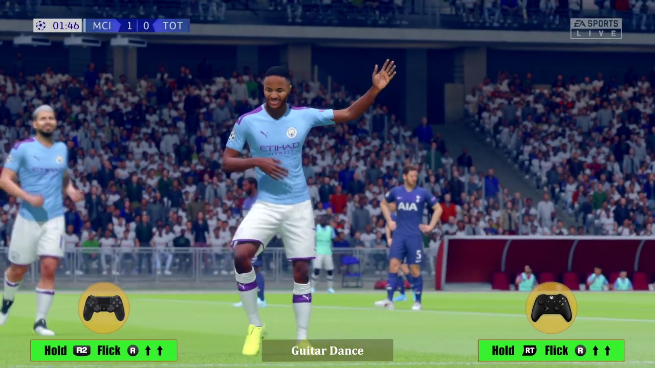 FIFA 20 CELEBRATION | Guitar Dance | Finishing Move | PS4 & XBOX