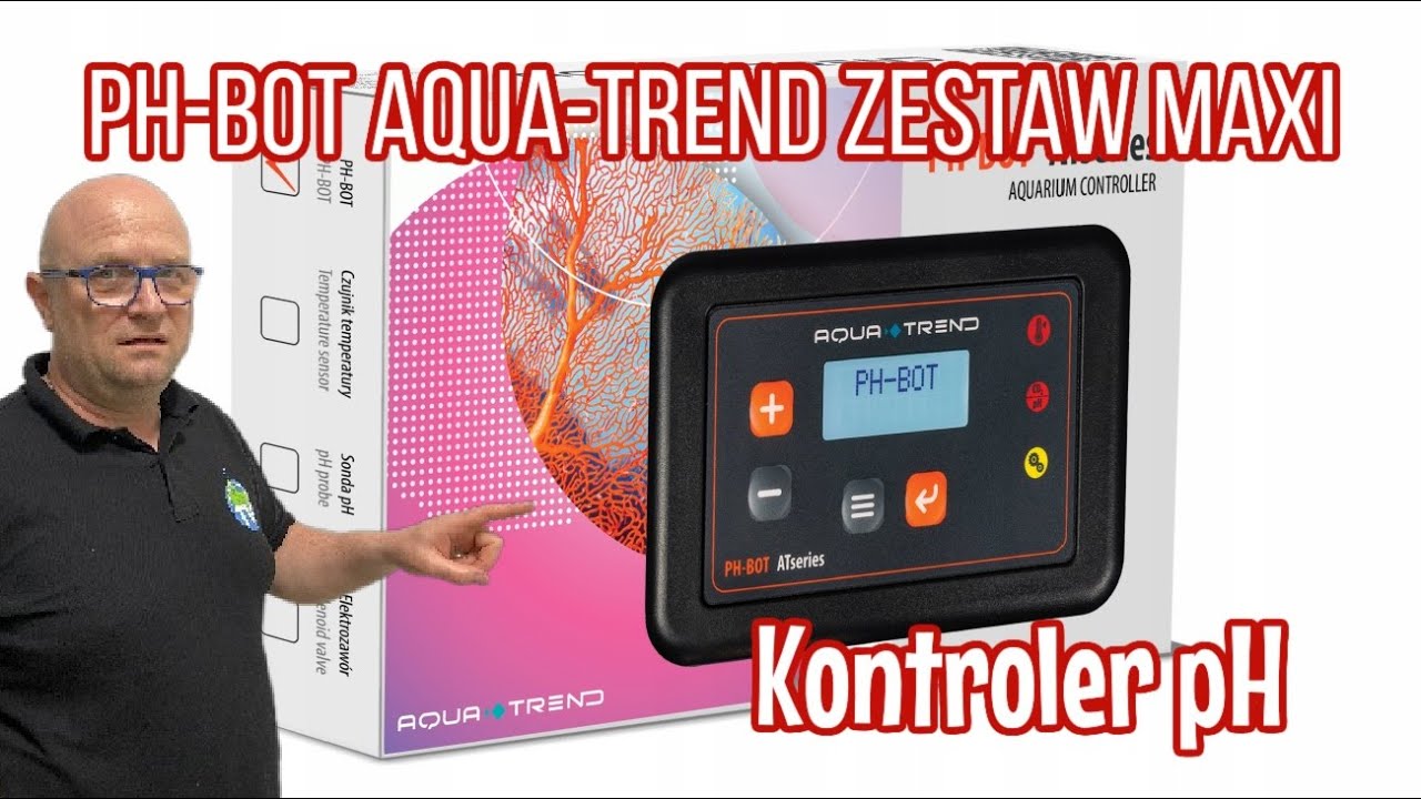 Kontrola CO₂ i pH w Akwarium | PH-BOT AQUA-TREND MAXI
