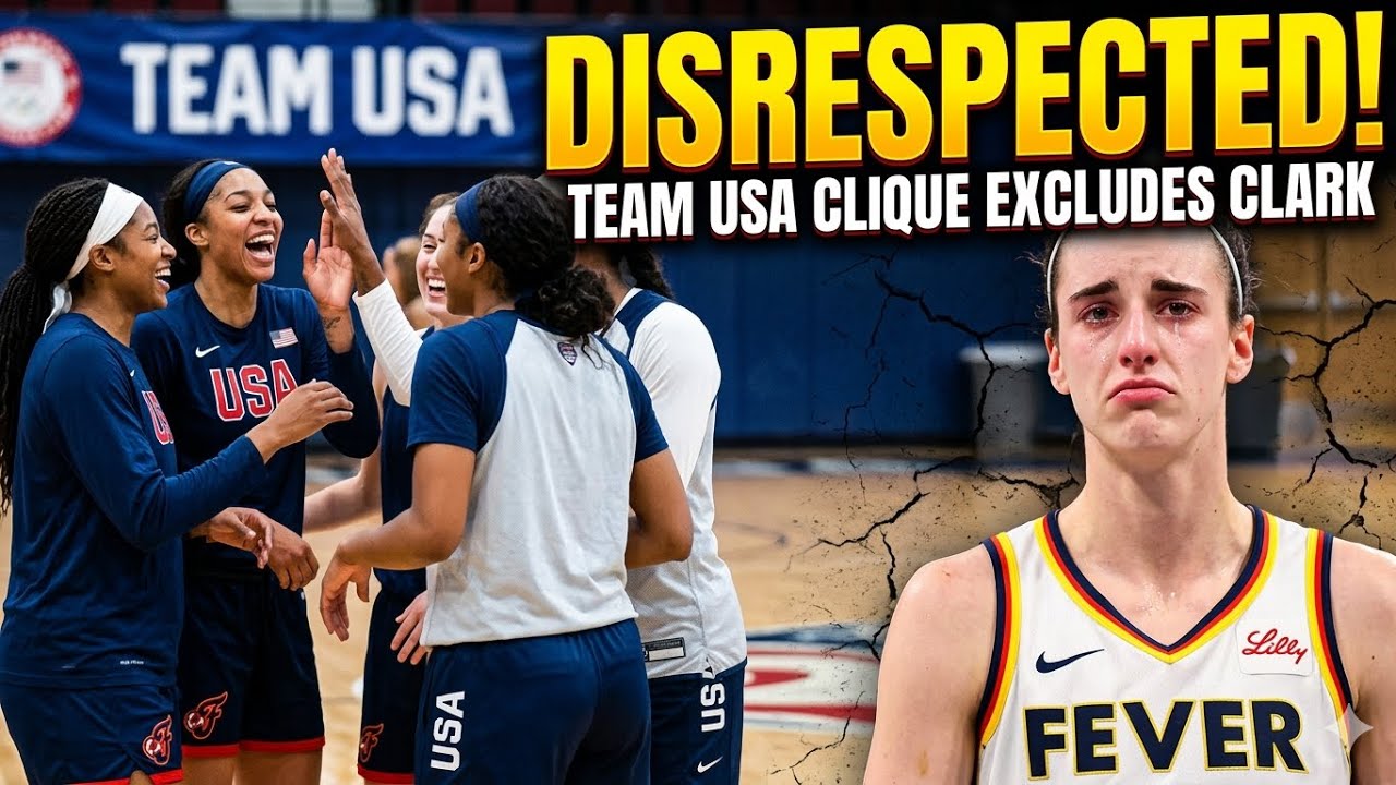 Caitlin Clark SABOTAGED BY TEAM USA CLOWN SHOW REFUSED TO PASS THE BALL!