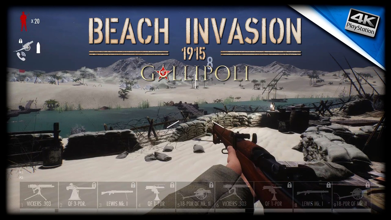 Beach Invasion 1915 - Gallipoli - Suez (PS5) Gameplay on PS5 Pro