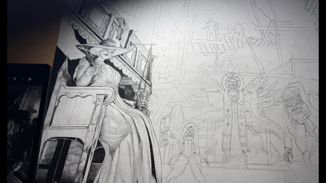 Continuing with RE 8 artwork !