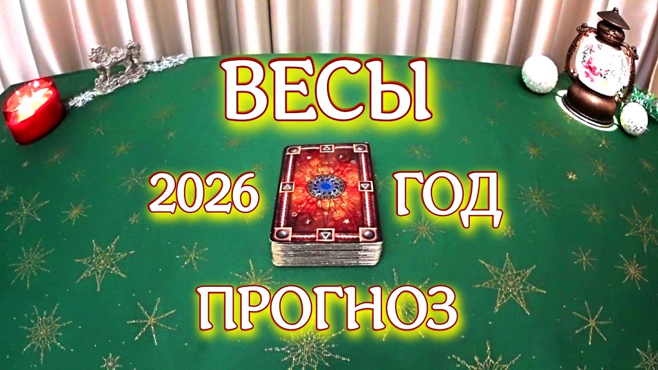 ГОРОСКОП ВЕСЫ ГОДОВОЙ ПРОГНОЗ 2026 ГОД tarot today