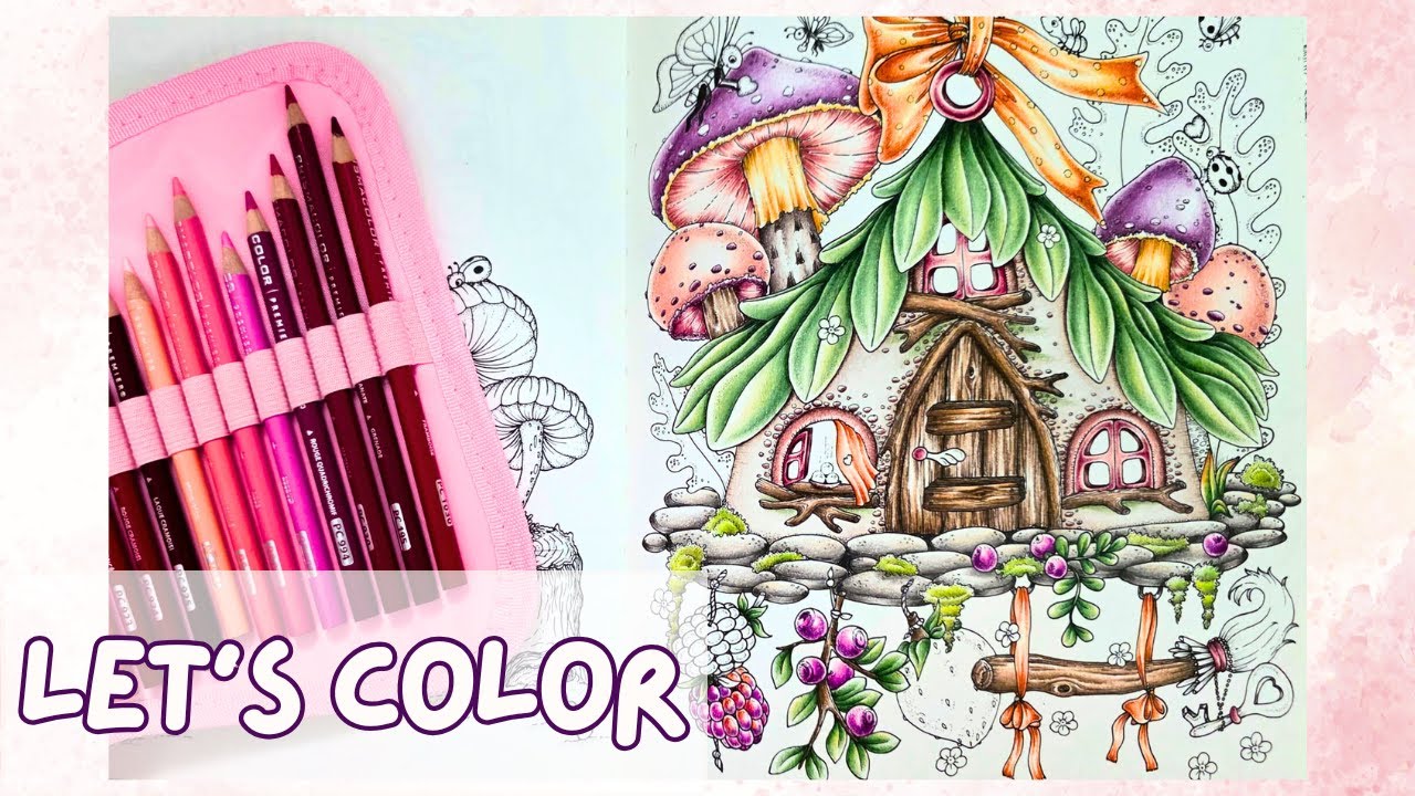 Случайная раскраска | Клара Маркова — Праздник фей | Prismacolor