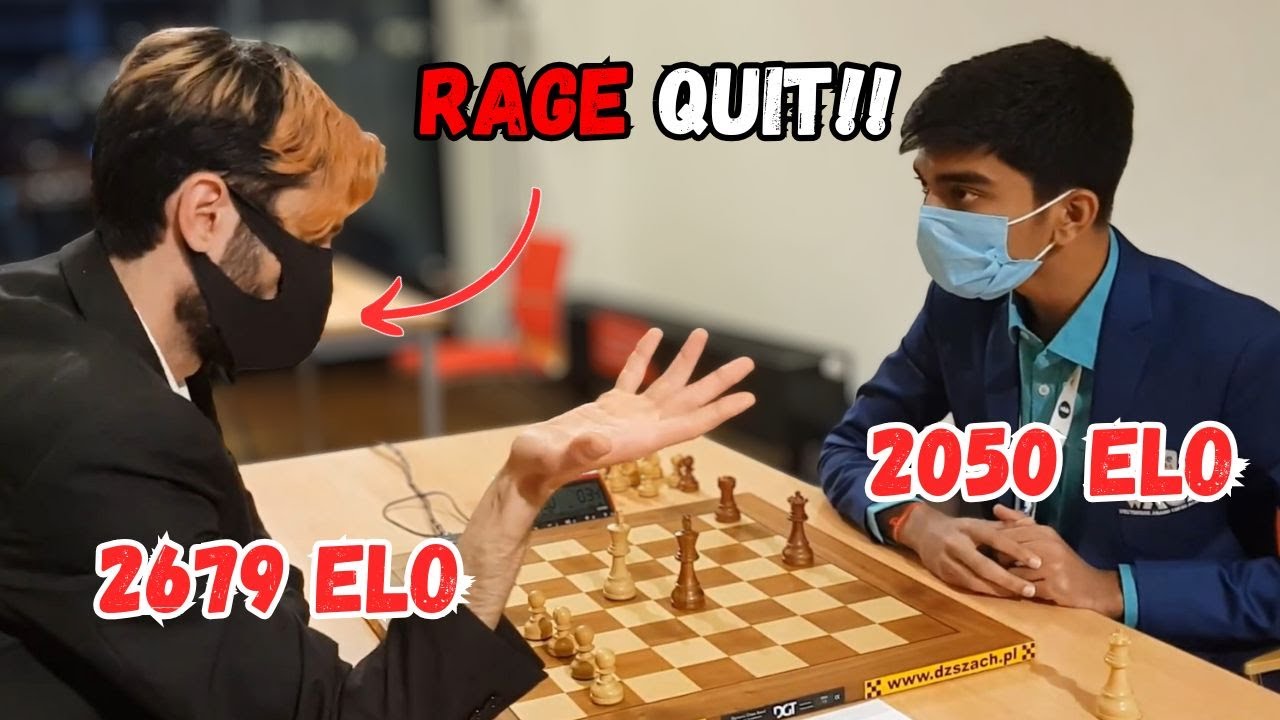 15 Year-old Gukesh Destroys Baadur Jobava Rapid Chess
