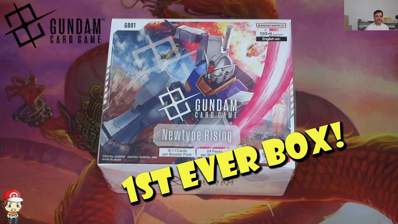 1st Ever Gundam TCG Booster Box Opening! Newtype Rising! GREAT Pull Rates! (Gundam TCG News)