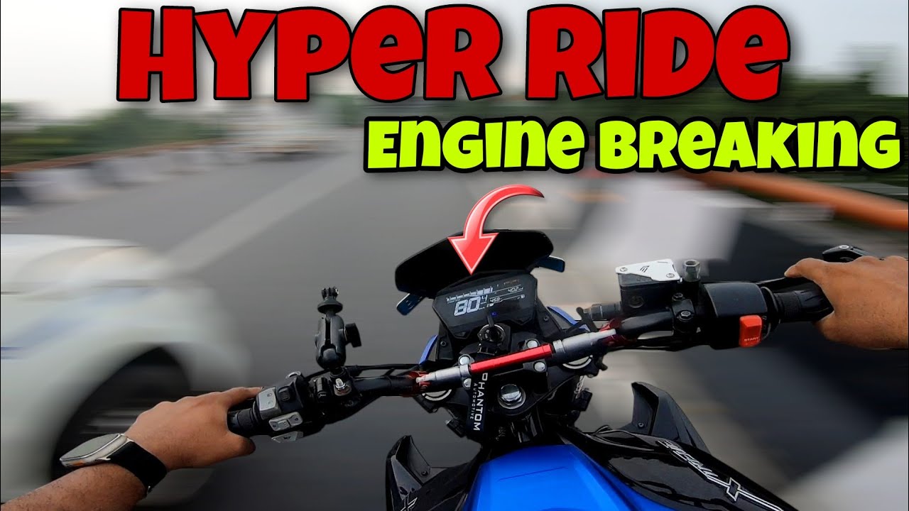 Hyper Ride on My Hero Xtreme 125r🔥 | how To Do Engine Breaking 🥵 | Daily Observation Moto Vlog 😈